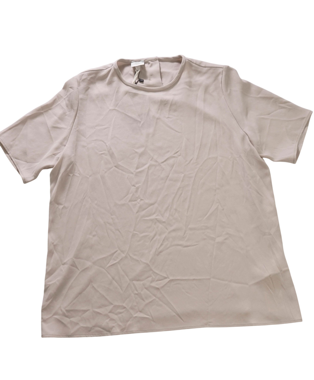$295 ELEVENTY - Beige Triacetate Shirt - 2 US
